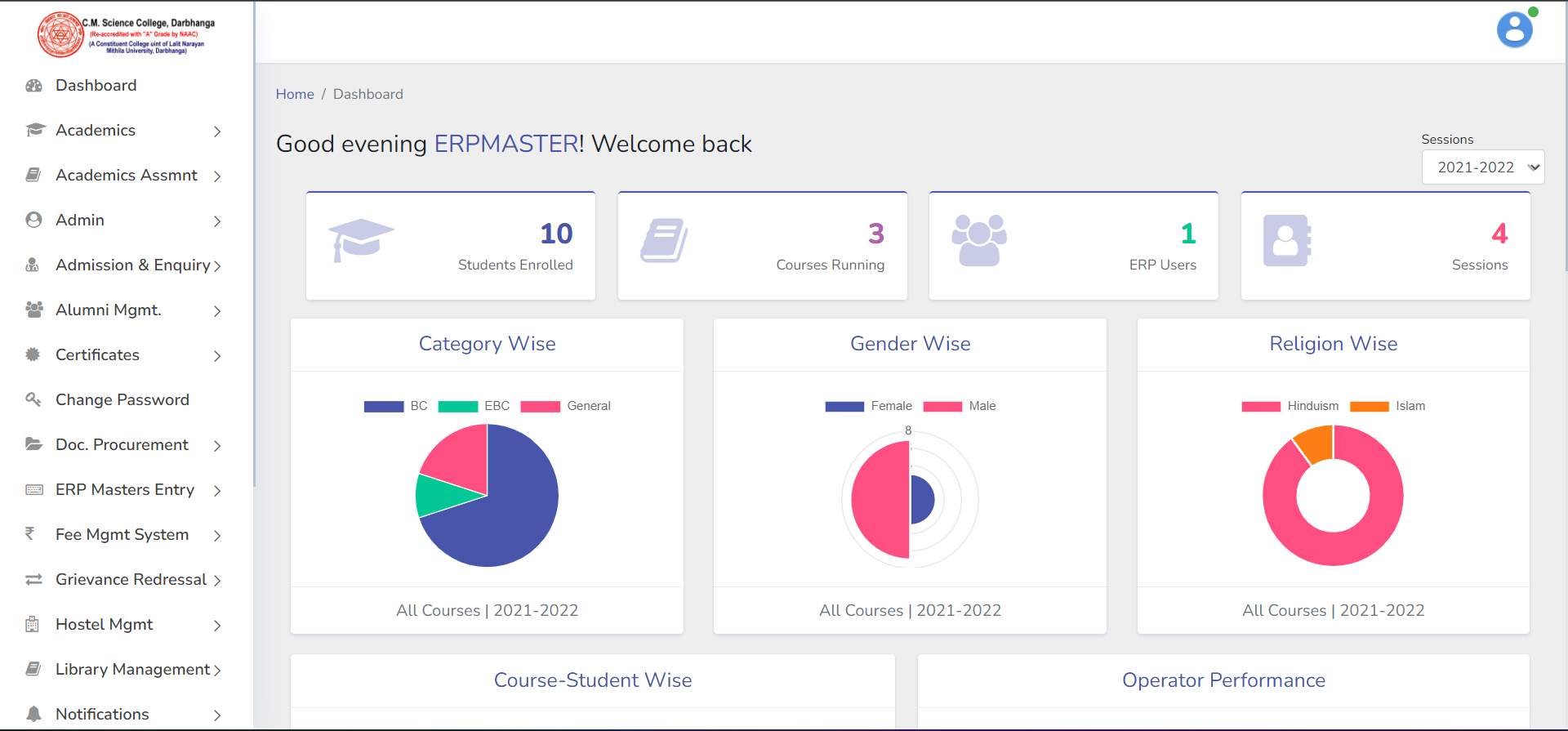 SeekLMS course authoring tool:manage course settings